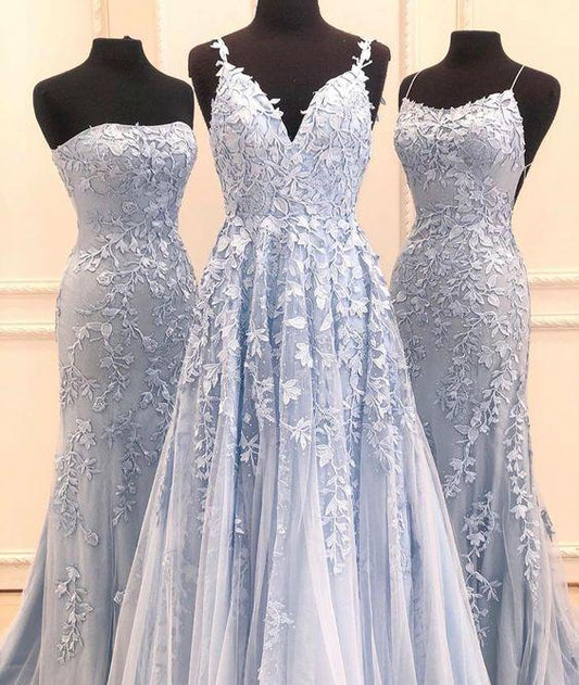 Lace Prom Dress, Pageant Dress, Evening Dress, Dance Dresses, Graduation School Party Gown