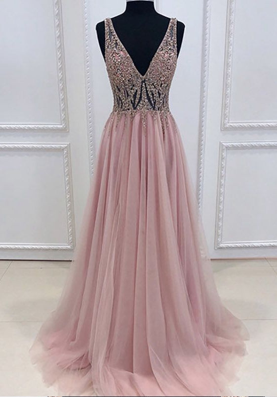 Long Prom Dress Sheer Top, Prom Dresses For Teens, Dresses For Party, Formal Dress