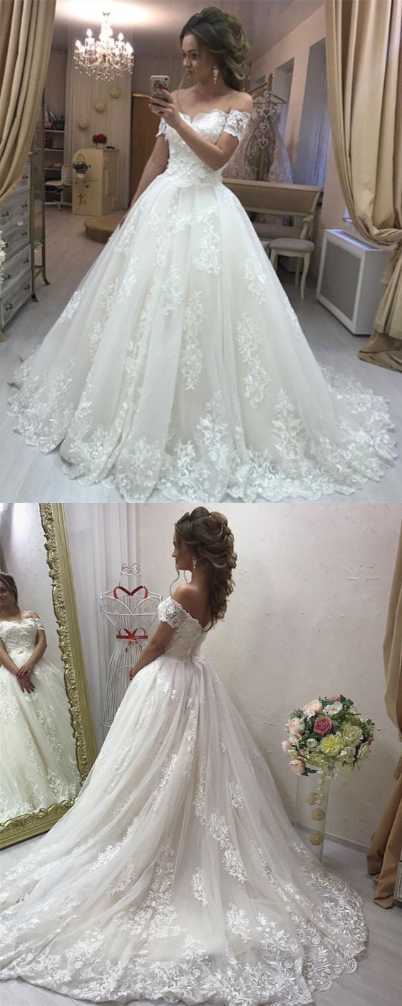 New Style Wedding Dress Short Sleeves, Bridal Gown ,Dresses For Brides