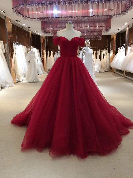 Princess Style Prom Dress Long, Ball Gown, Dresses For Party, Evening Dress, Formal Dress