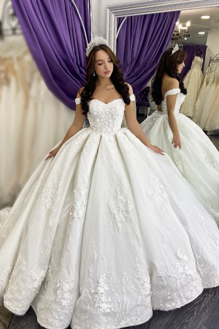 Princess Wedding Dress Ball Gown, Dresses For Wedding, Bridal Gown ,Bride Dress, Dresses For Brides