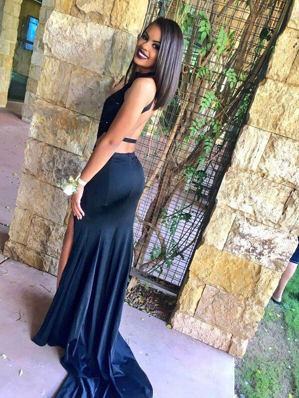 Sexy Black Prom Dress, Prom Dresses, Evening Gown, Graduation School P DressesTailor Sexy Black Prom Dress, Prom Dresses, Evening Gown, Graduation School P DressesTailor