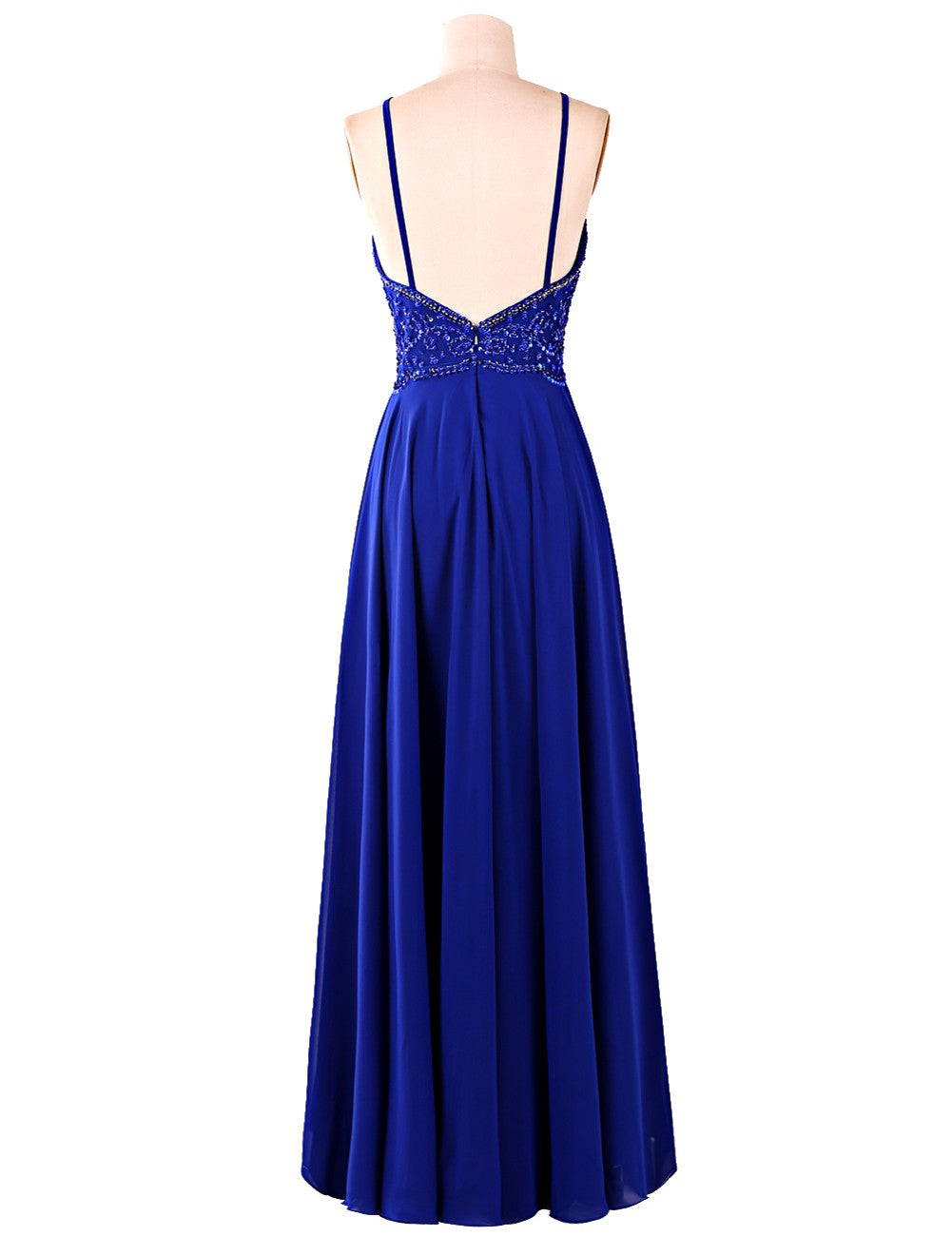 Royal Blue Prom Dress, Evening Gown, Graduation School Party Dress, Winter Formal Dress