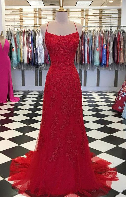 Lace Prom Dress Long, Prom Dresses, Pageant Dress, Evening Dress, Ball Dance Dresses, Graduation School Party Gown